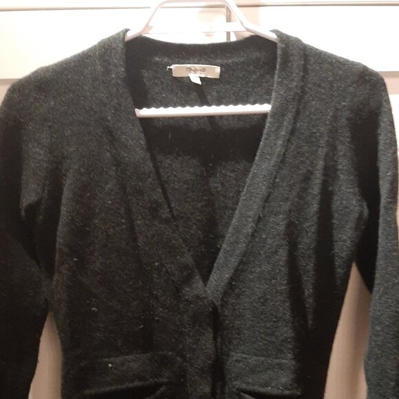 Madewell Button Up 100% Merino Wool Cardigan XS Dark Green Price Negotiable - Picture 4 of 8